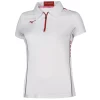 Mizuno Polo Zippé Hex Rect Femme