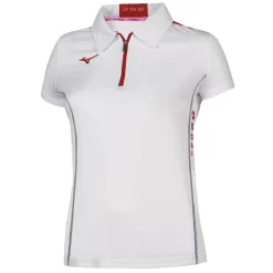 Mizuno Polo Zippé Hex Rect Femme