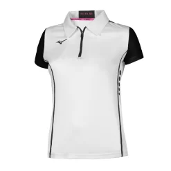 Mizuno Polo Zippé Hex Rect Femme -Optimal Sportswear Magasin polo zippe hex rect femme 3